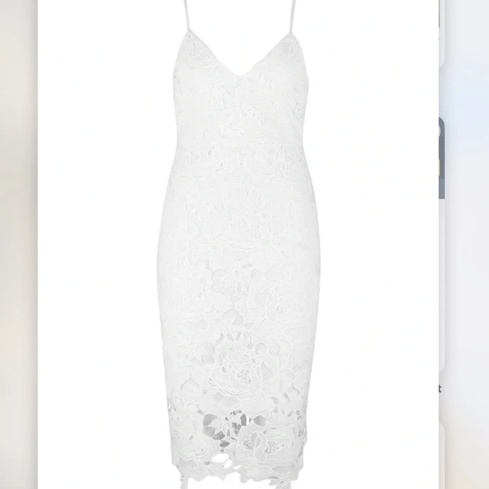 Boohoo Crochet Lace Midi Dress - Picture 3 of 5